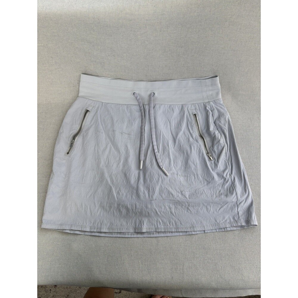 Athleta Trekkie Skort Gray Size 6 Women’s Hiking Travel Tennis Golf Pockets